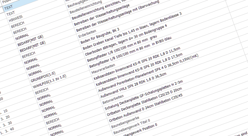 Konverter für GAEB GAEB-Online 2025 Konverter